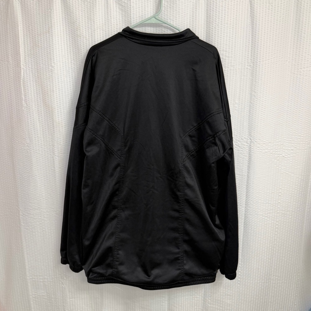Nike Jacket Mens Large Black Air Full Zip Track Windbreaker Athletic Retro Style - Picture 8 of 8
